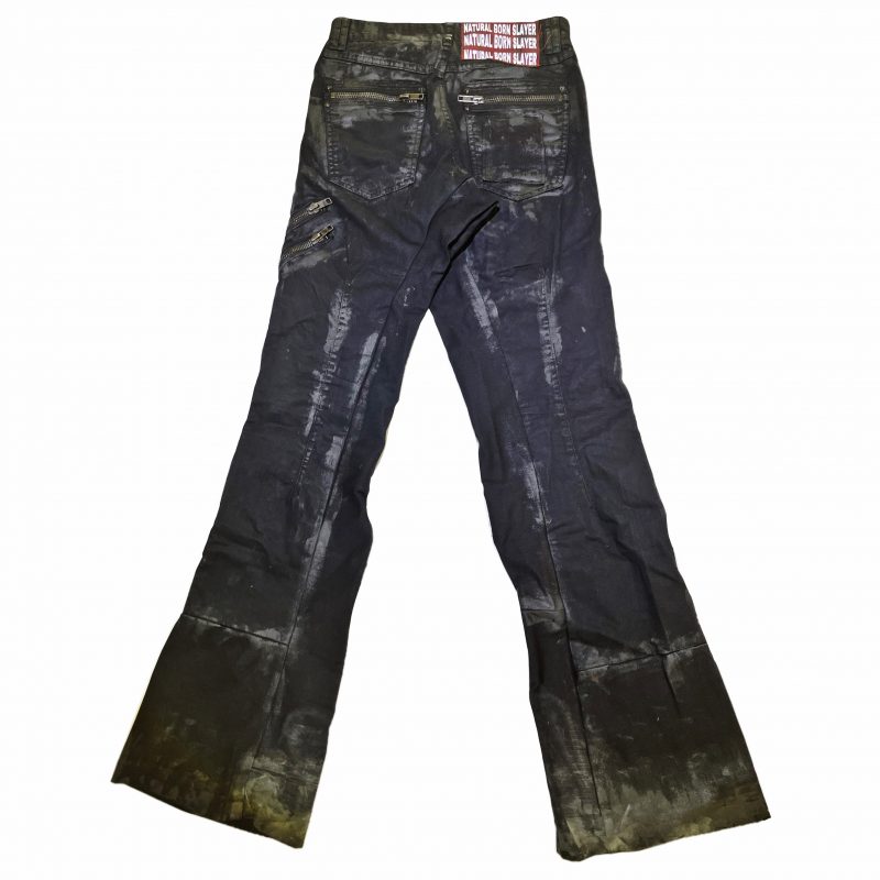 Black denim waxed – Image 3