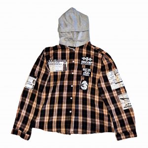 ORANGE HOOD FLANNEL