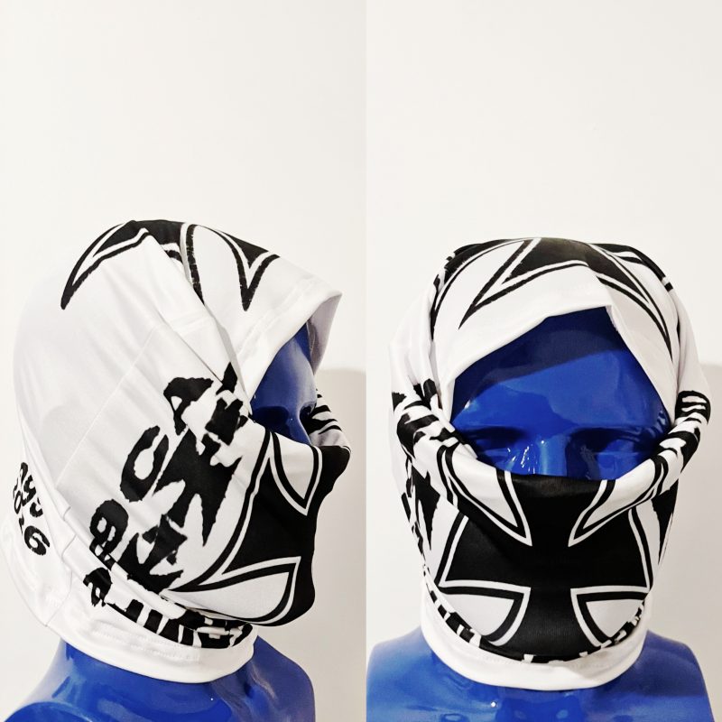 White neck warmer – Image 3