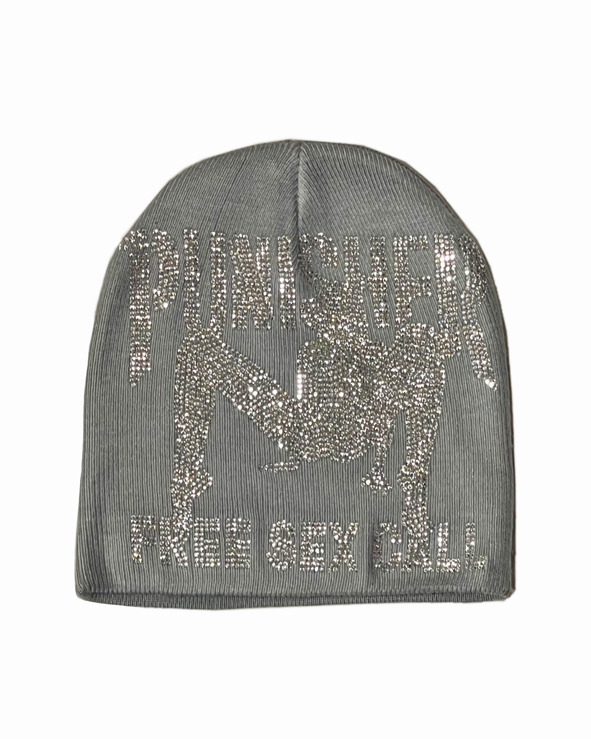 GREY PUNISHER BEANIE