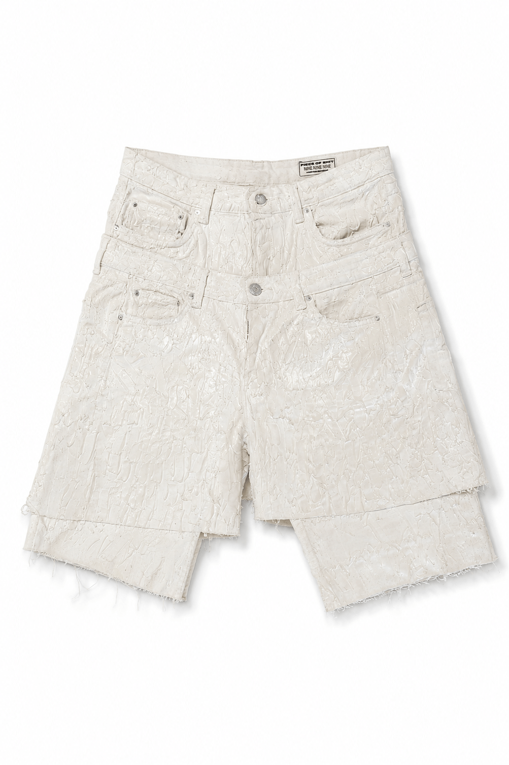 plastic white short